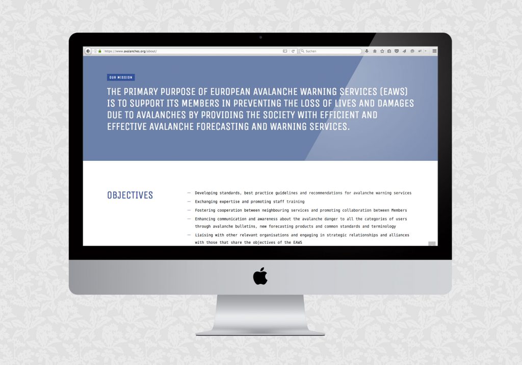 Website für EAWS | © fein fein