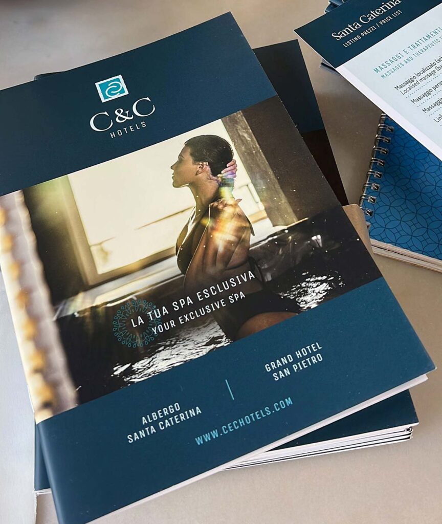 Wellnessbroschüre für C&C Hotels | © fein fein