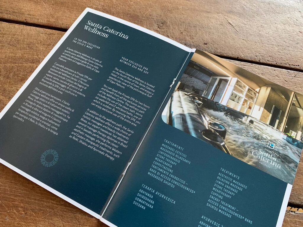 Wellnessbroschüre für C&C Hotels | © fein fein