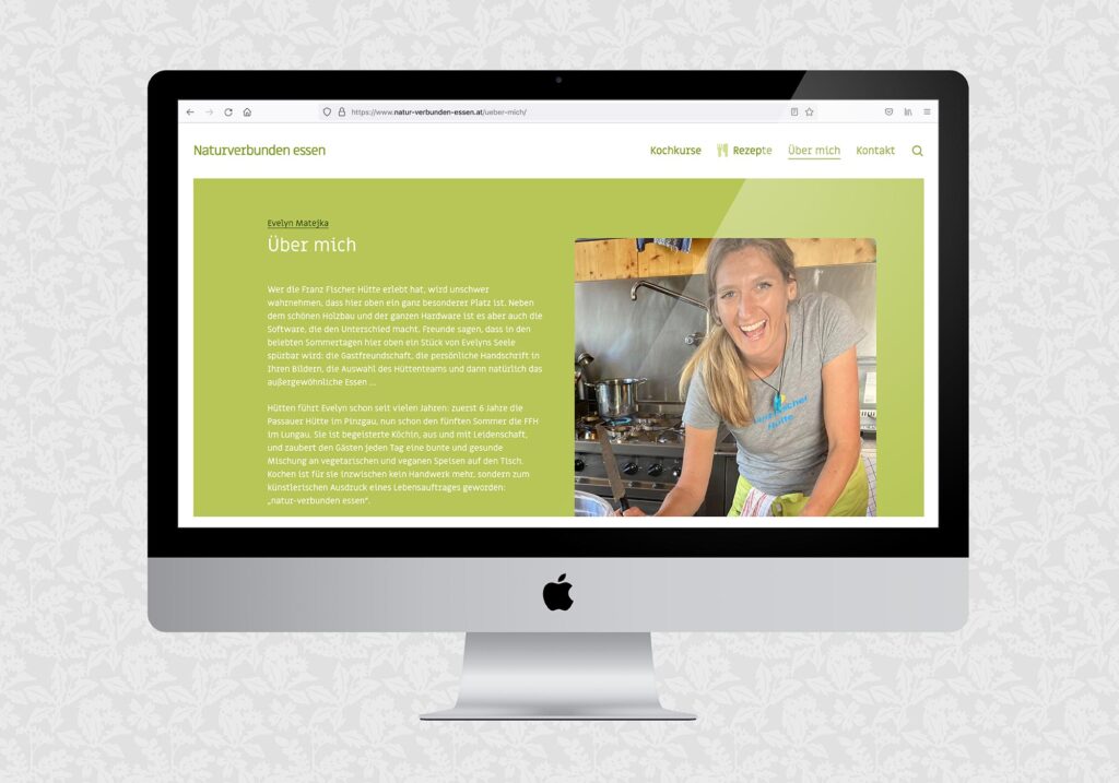 Website für Naturverbunden essen | © fein fein