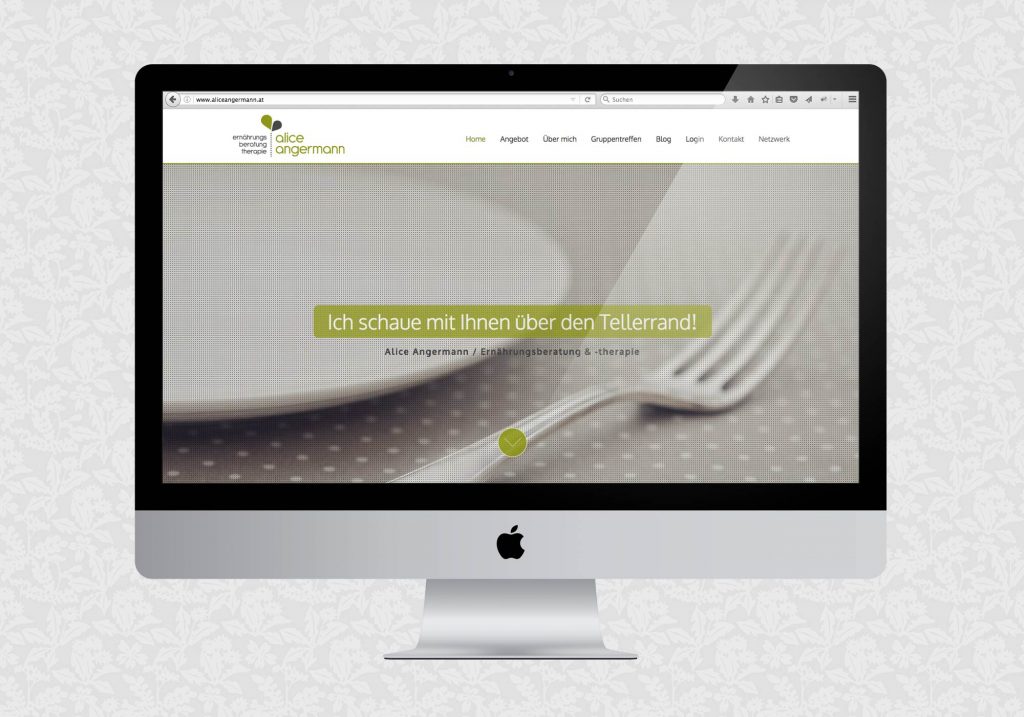 Website für Alice Angermann