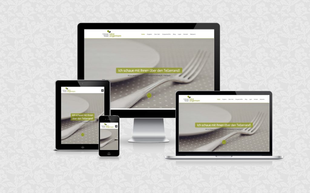 Website für Alice Angermann