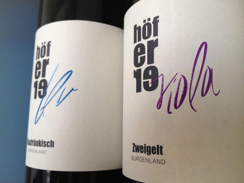 Weinlinie »blu« und »viola« für die Deutschkreutzer Weinmanufaktur