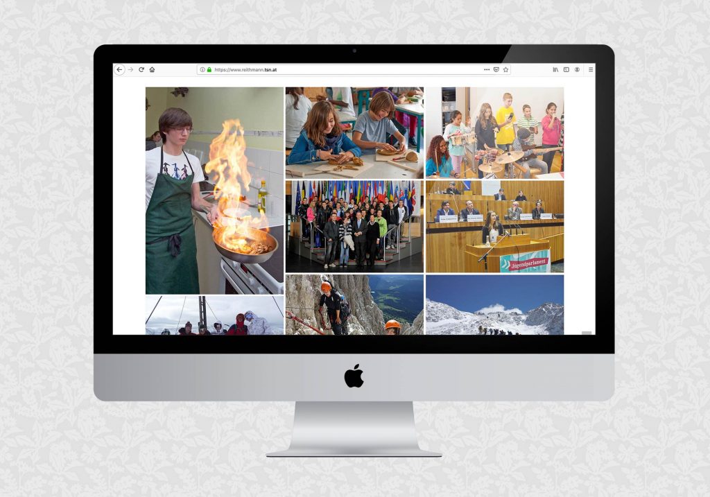 Website für das Reithmanngymnasium | © fein fein