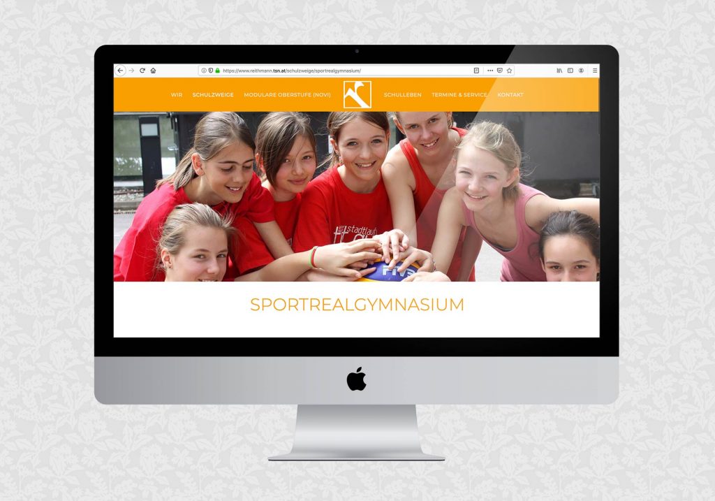 Website für das Reithmanngymnasium | © fein fein