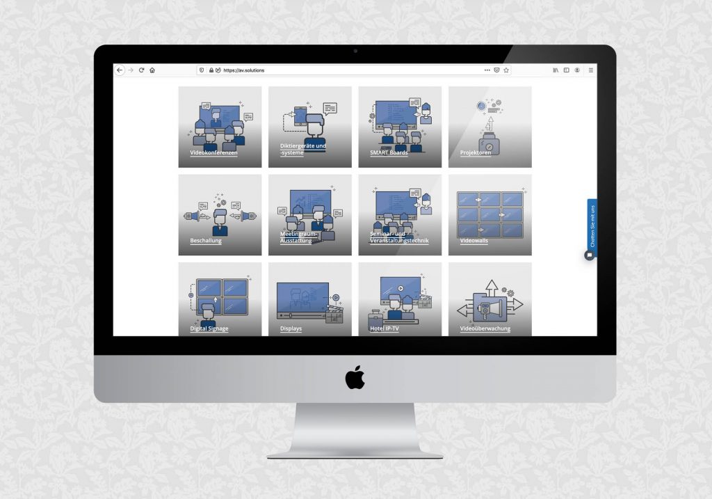 Website für AVsolutions | © fein fein