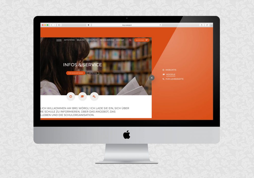 Website für das BRG Wörgl | © fein fein