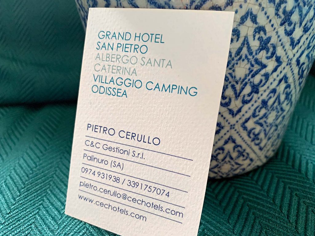 Visitenkarte für C&C Hotels | © fein fein