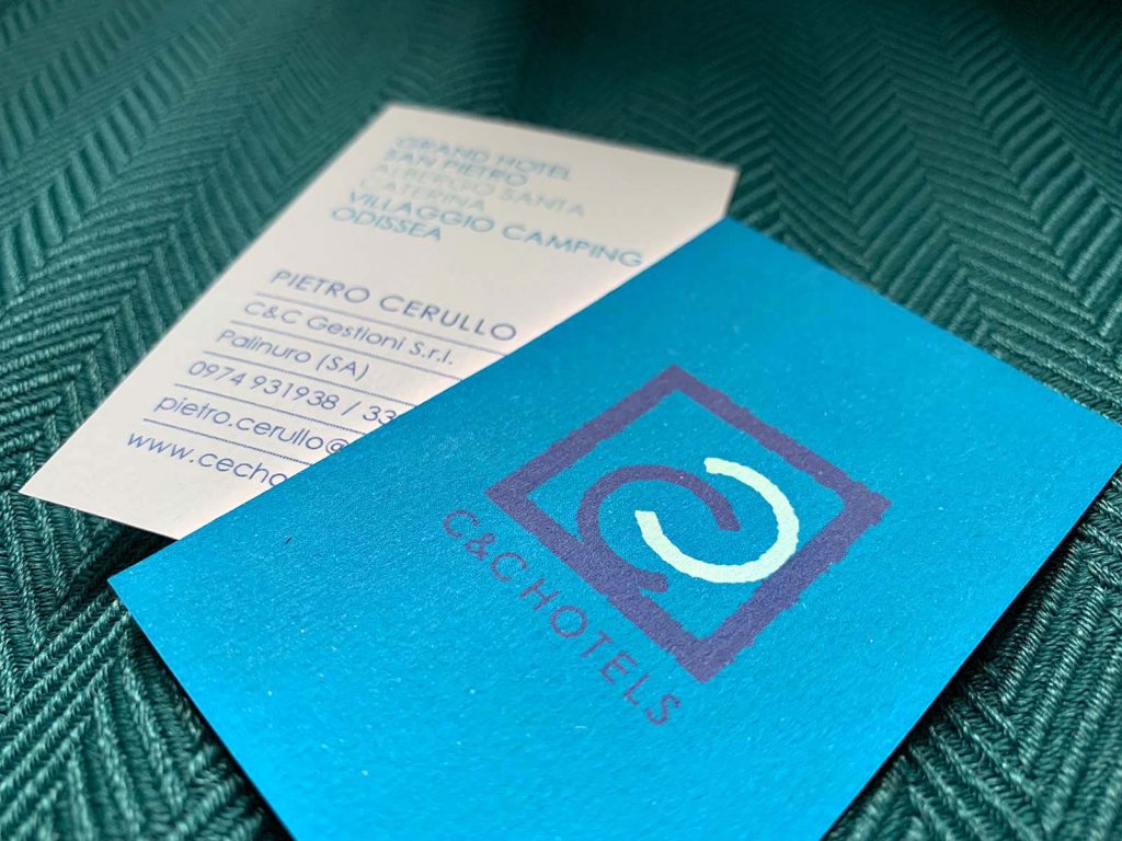 Visitenkarte für C&C Hotels | © fein fein