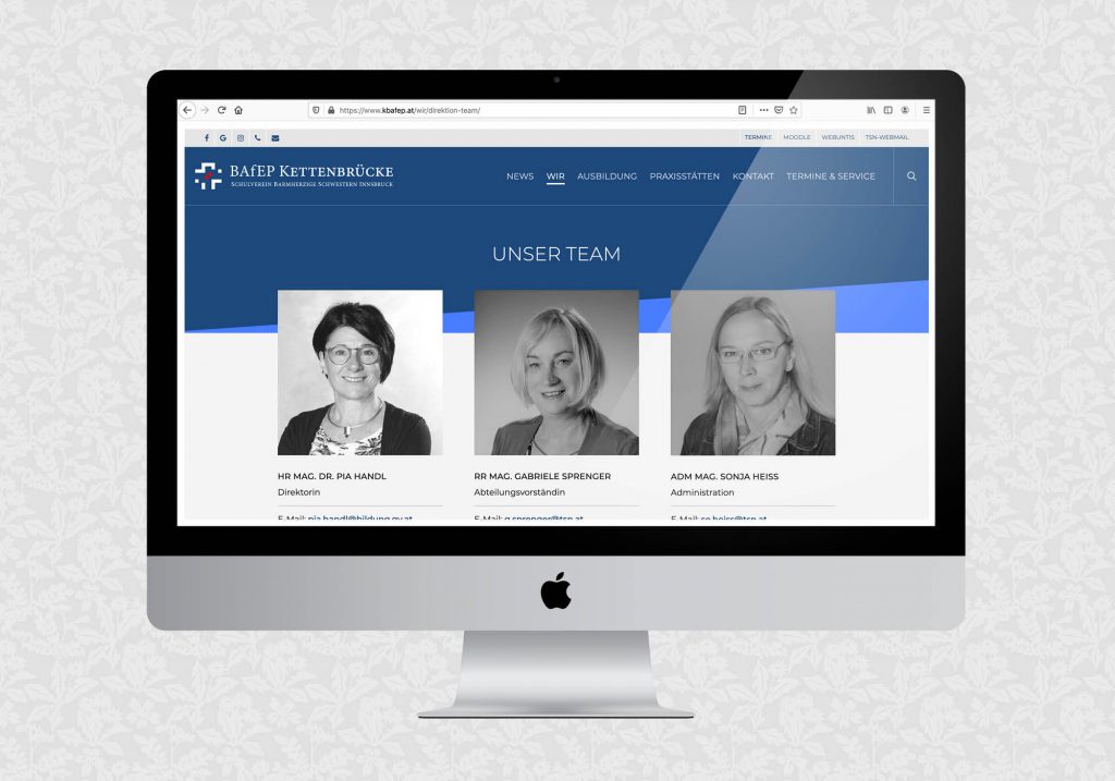 Website für KBAfEB | © fein fein