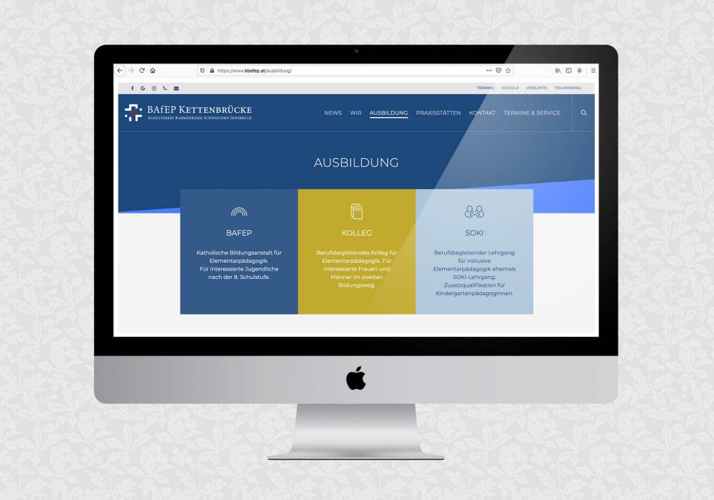 Website für KBAfEB | © fein fein