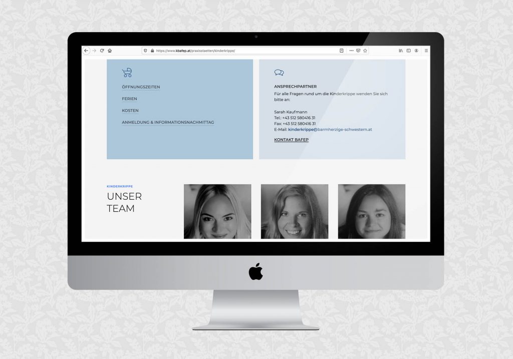 Website für KBAfEB | © fein fein