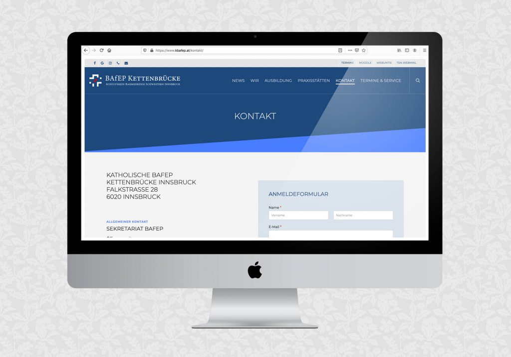 Website für KBAfEB | © fein fein