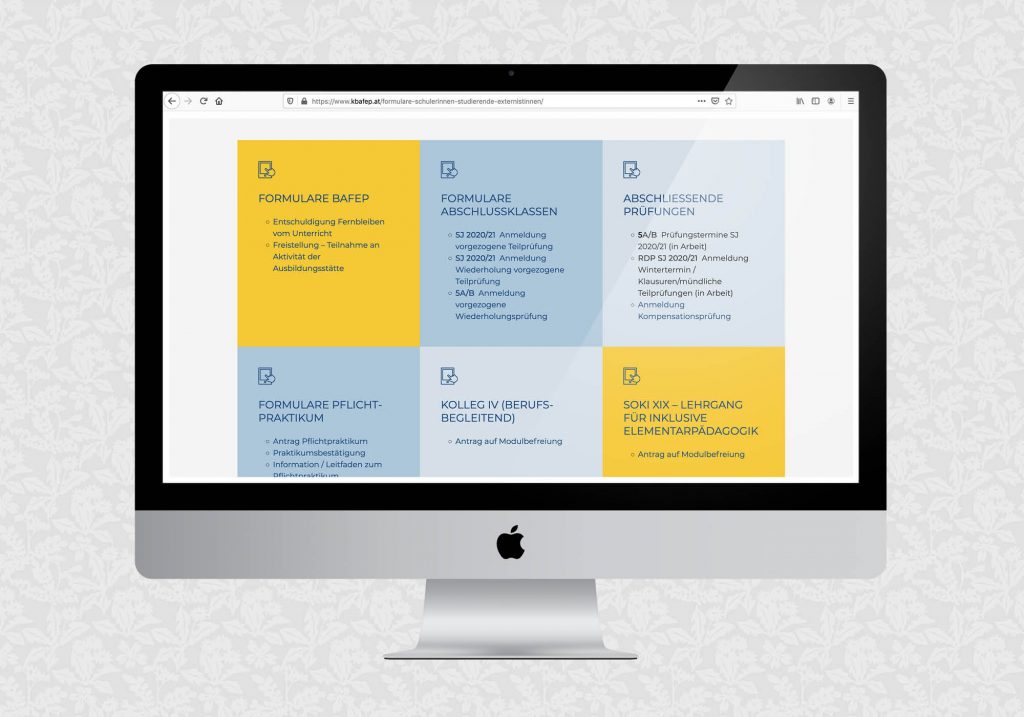 Website für KBAfEB | © fein fein