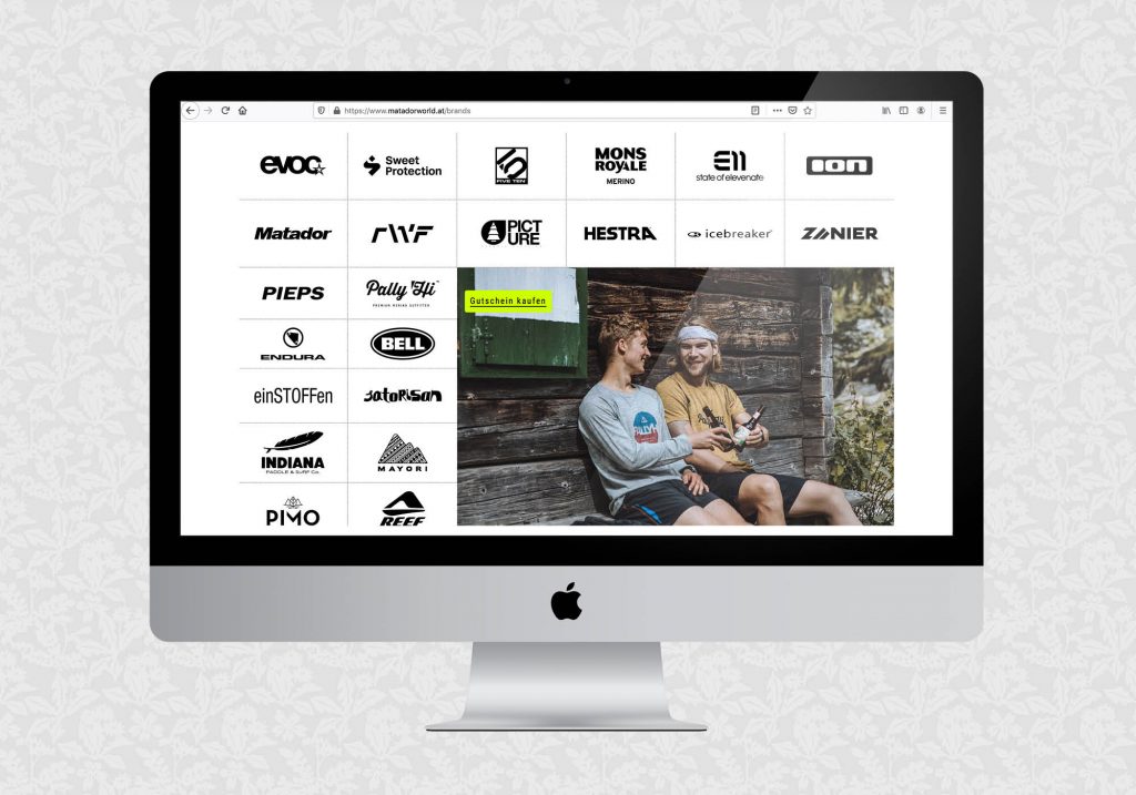 Website für matadorworld.innsbruck | © fein fein