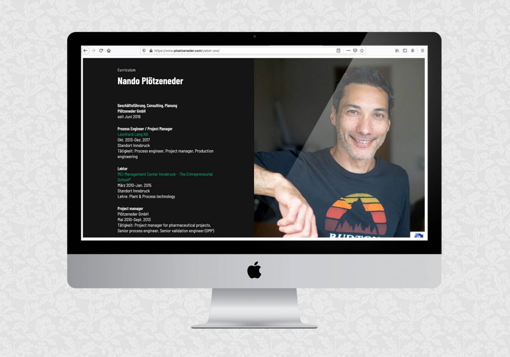 Website für die Plötzeneder GmbH | © fein fein