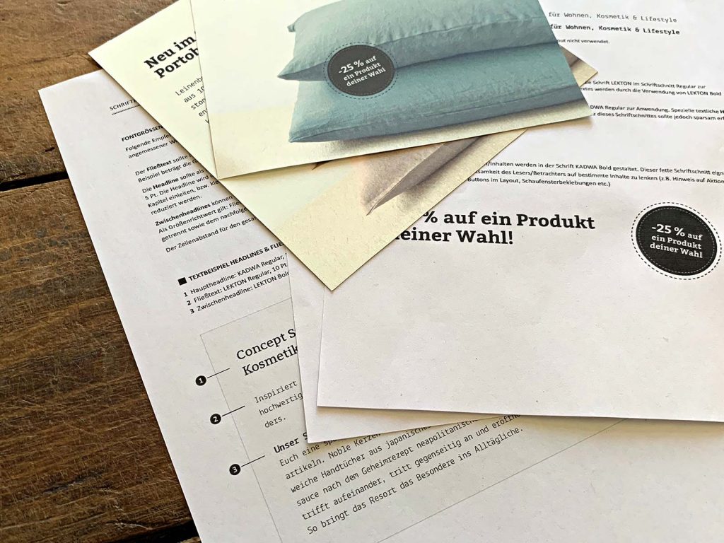 Schriftenkonzept für das Resort Innsbruck | © fein fein