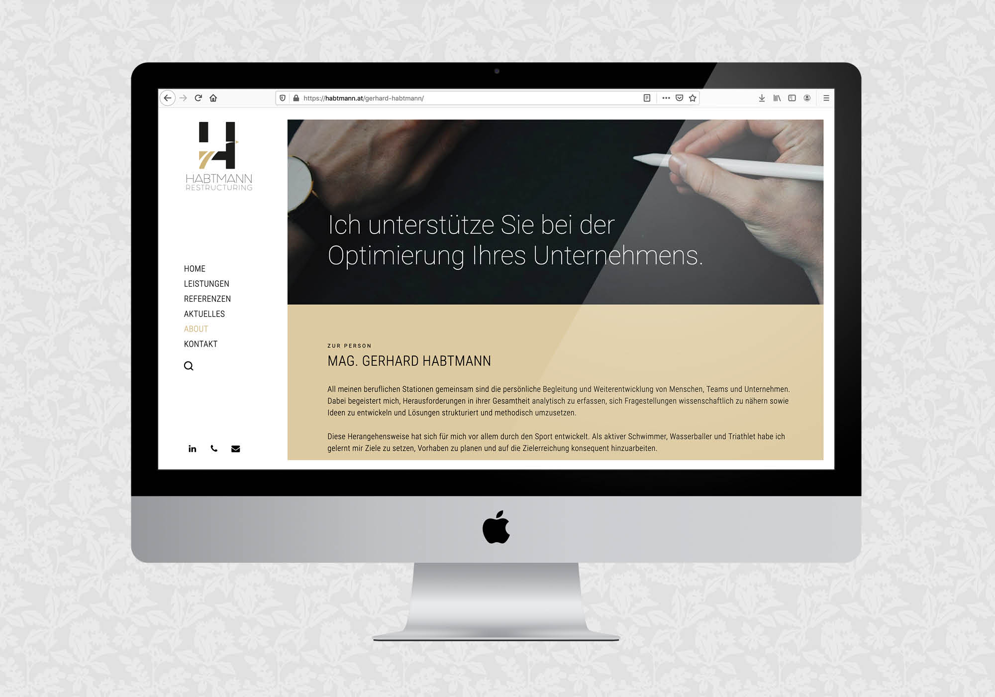 Website für Habtmann Restructuring | © fein fein
