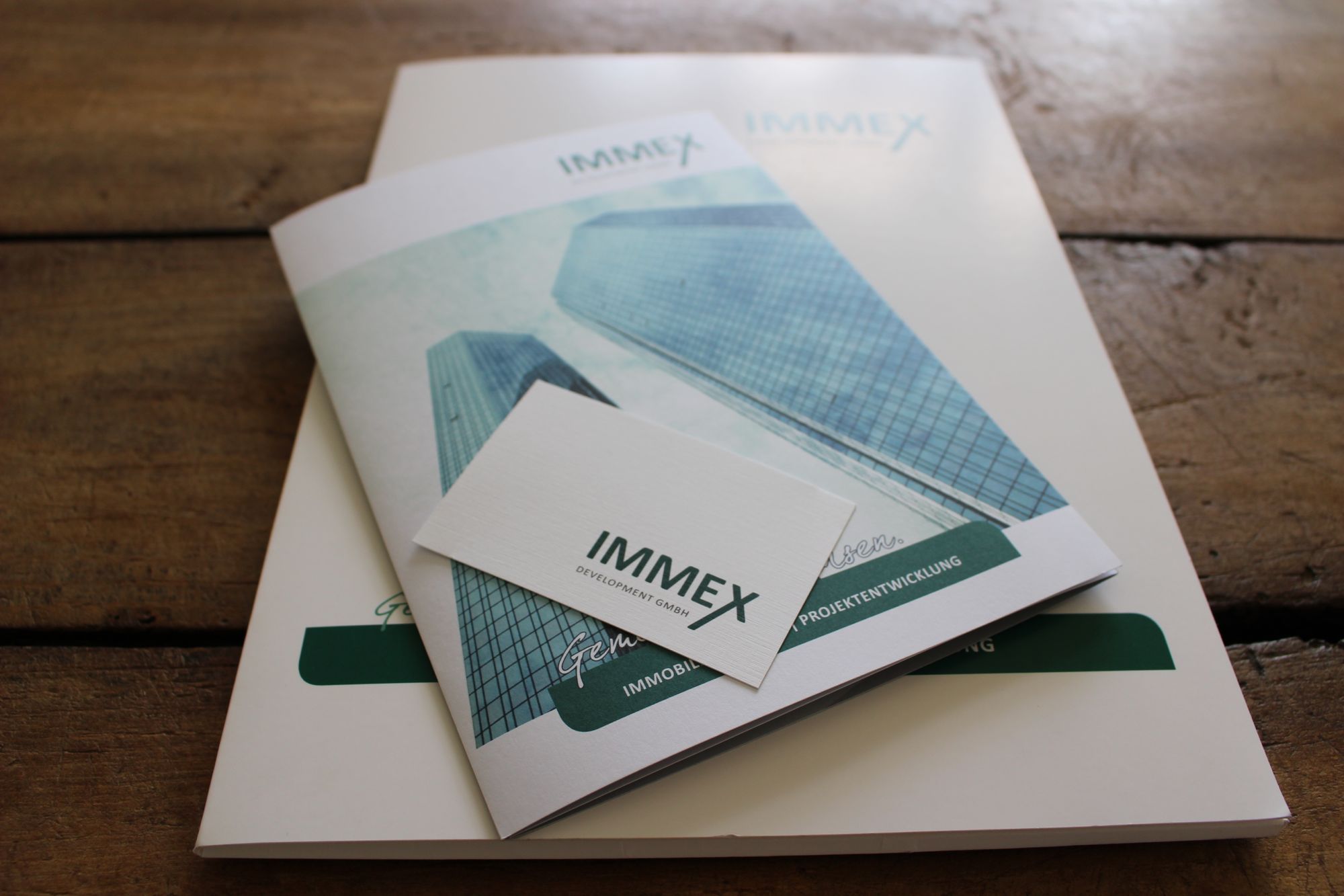 Drucksorten für Immex Development GmbH