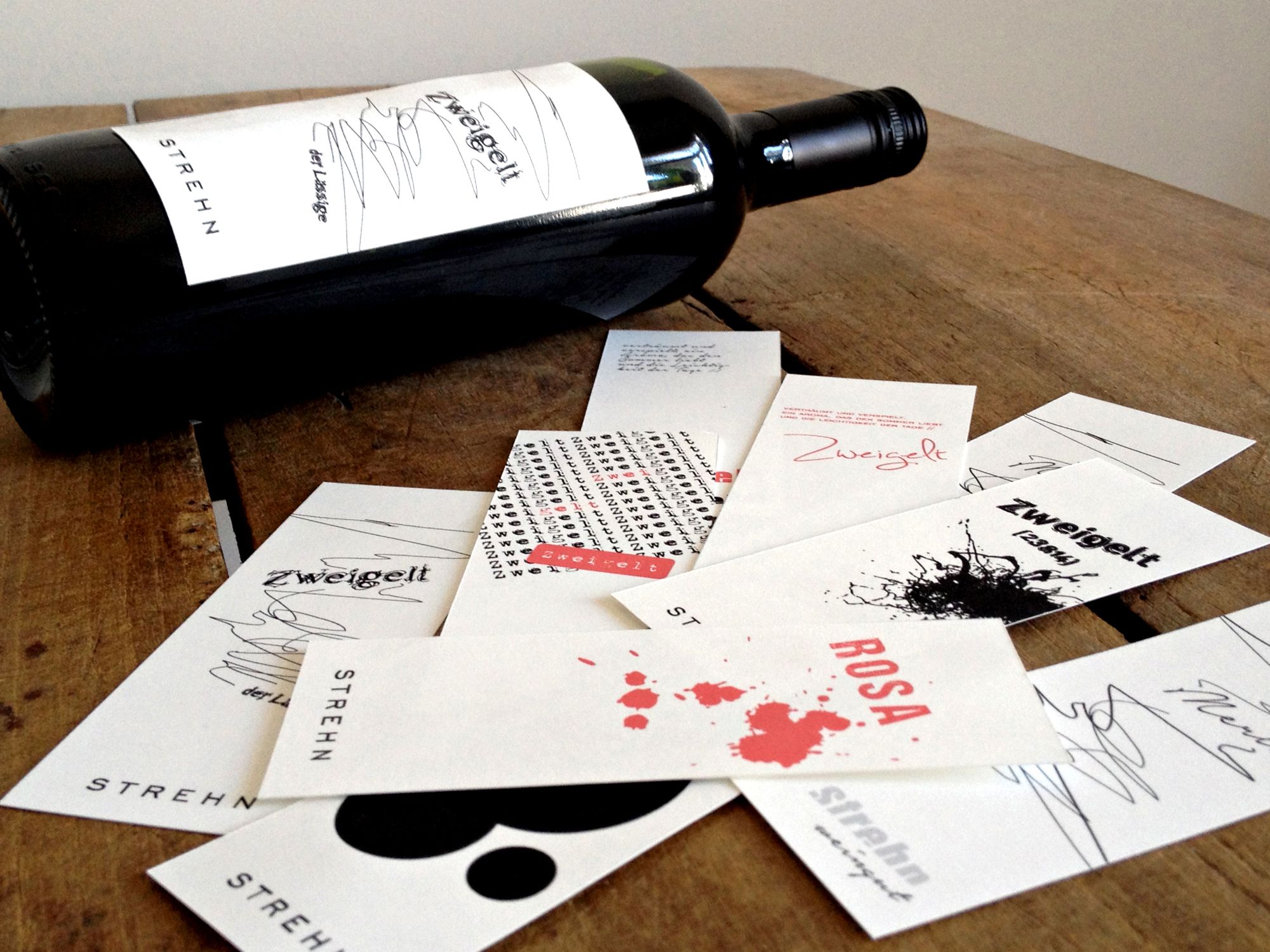 Corporate Design und Weinetiketten für Weingut Strehn