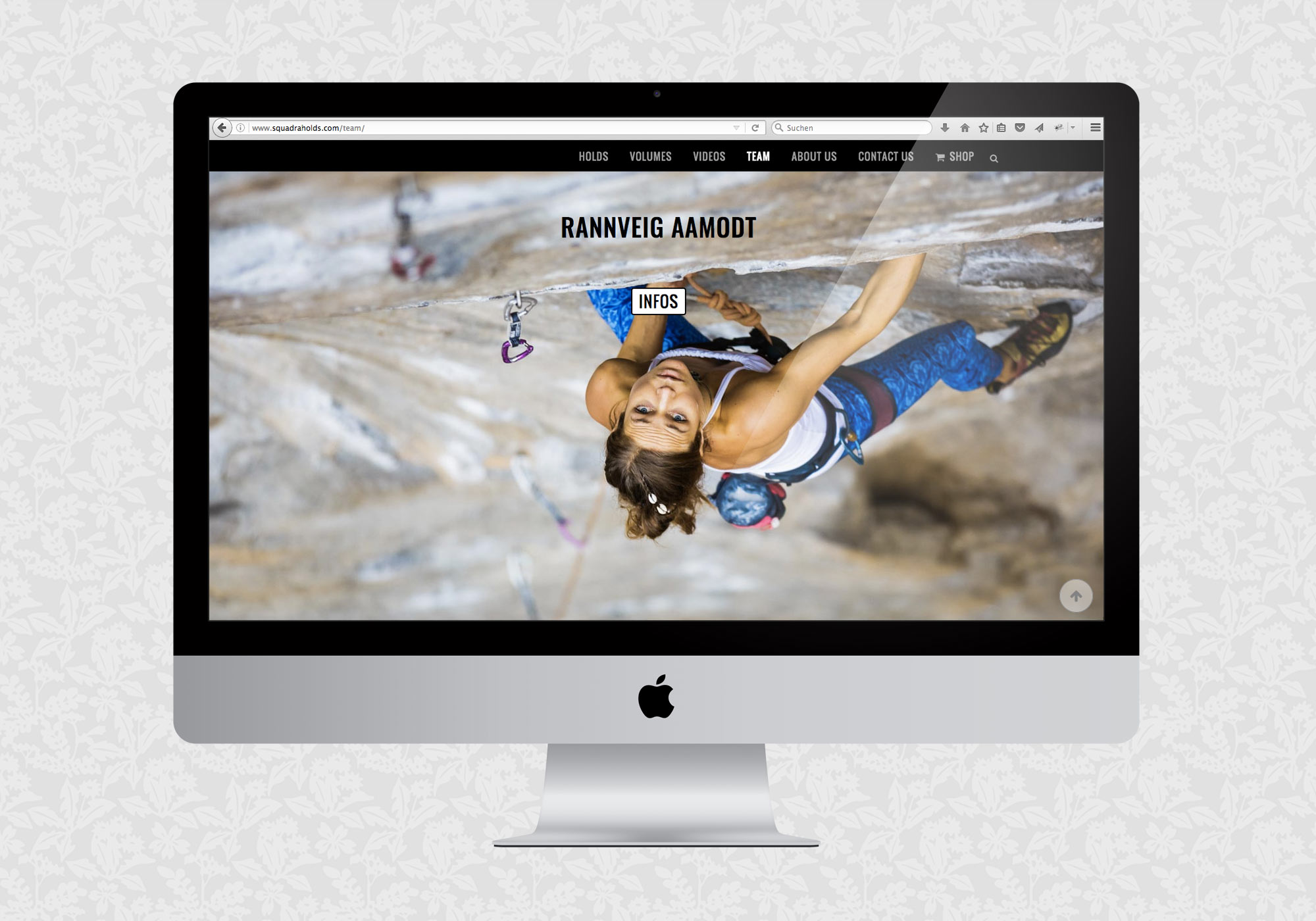 Website für Squadra Climbing