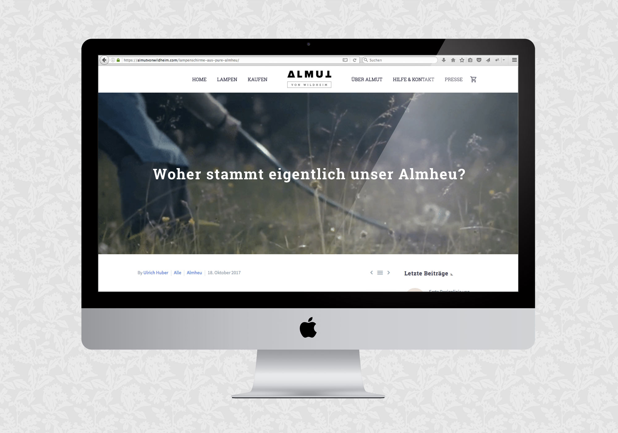 Blogdesign für Almut von Wildheim