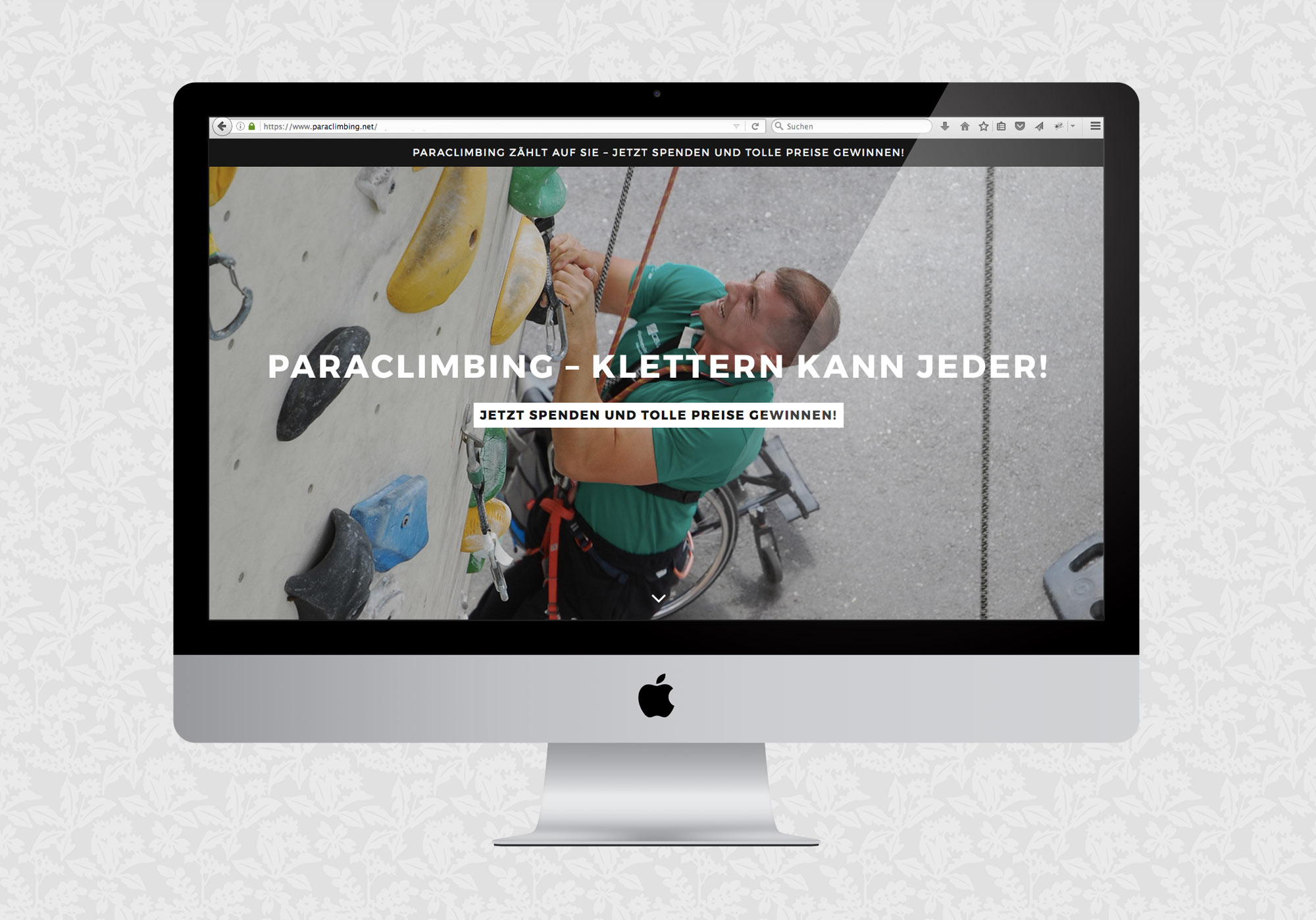 Landing Page und Blog für Paraclimbing | © fein fein