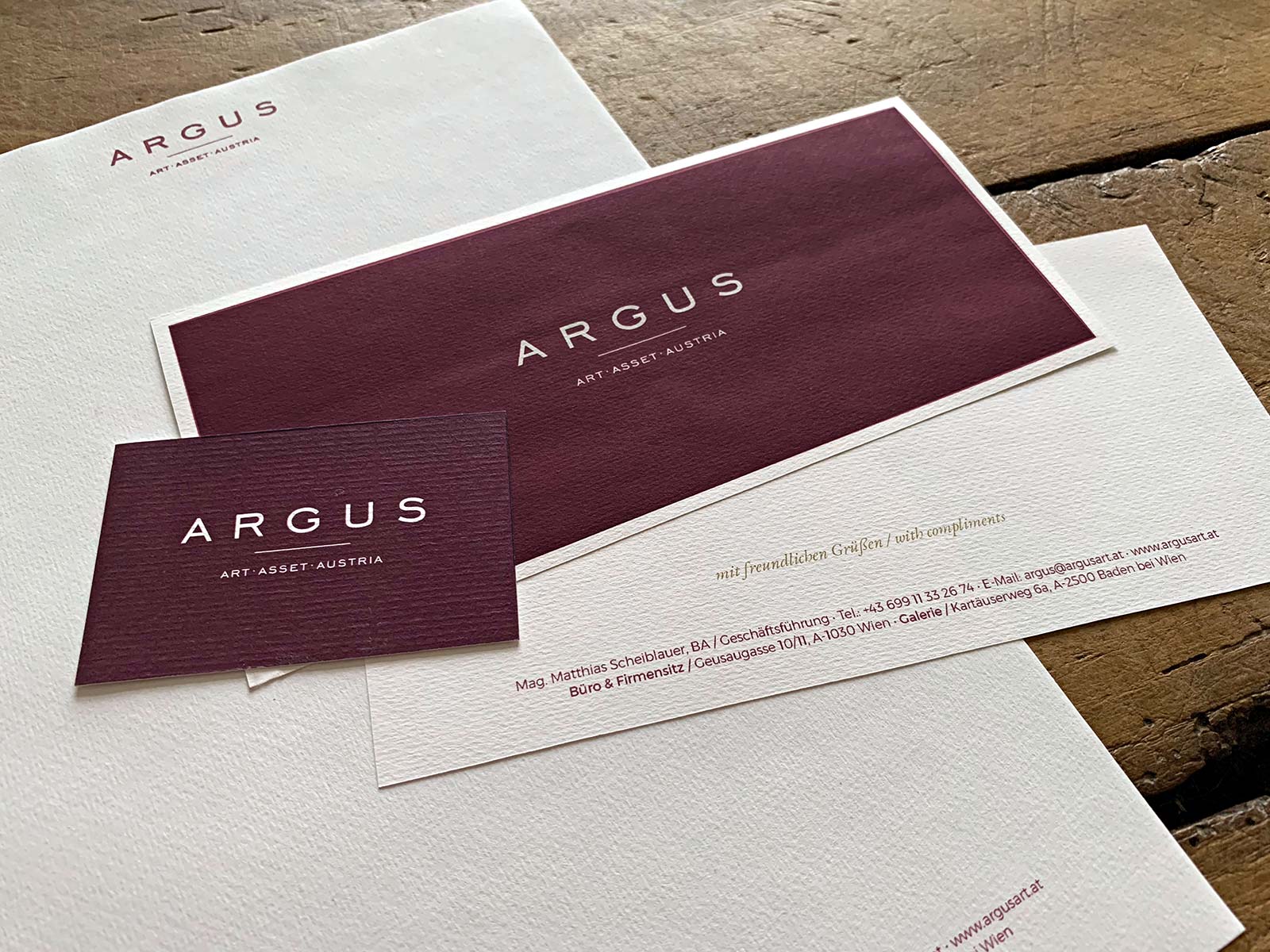 Corporate Design & Drucksorten für ARGUS | © fein fein