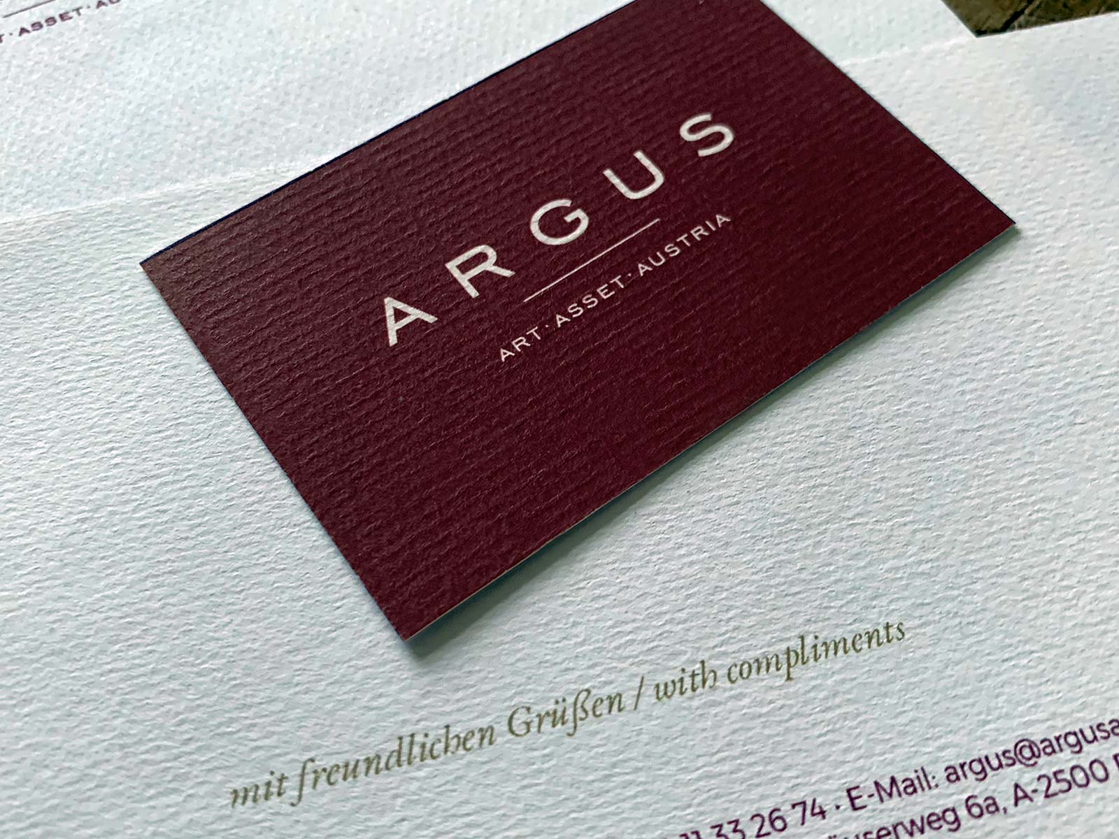 Corporate Design & Drucksorten für ARGUS | © fein fein