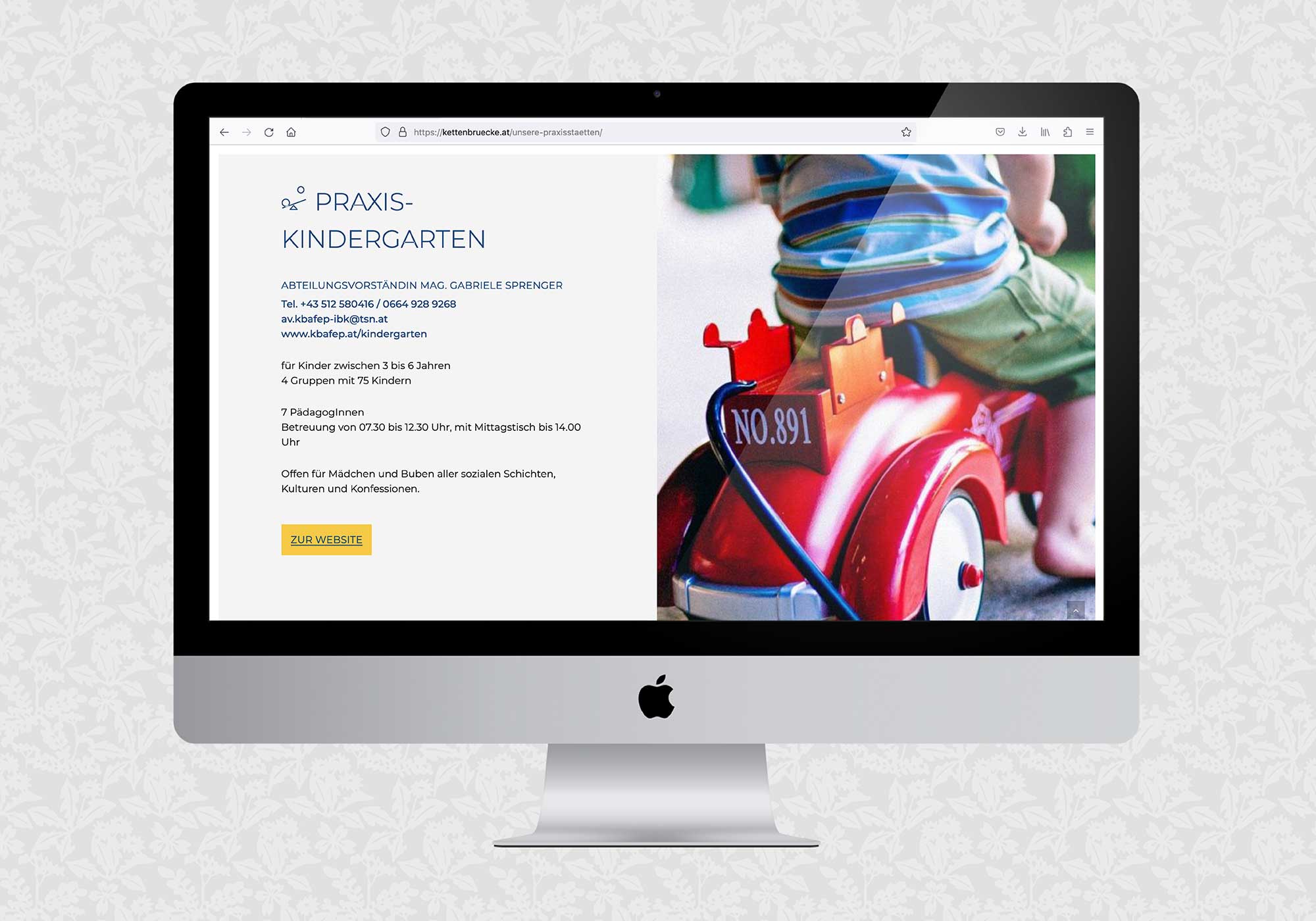 Website für die Schulen an der Kettenbrücke | © fein fein